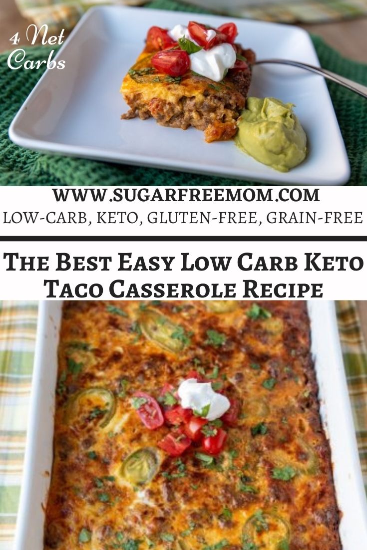 The Best Easy Low Carb Keto Taco Casserole Recipe