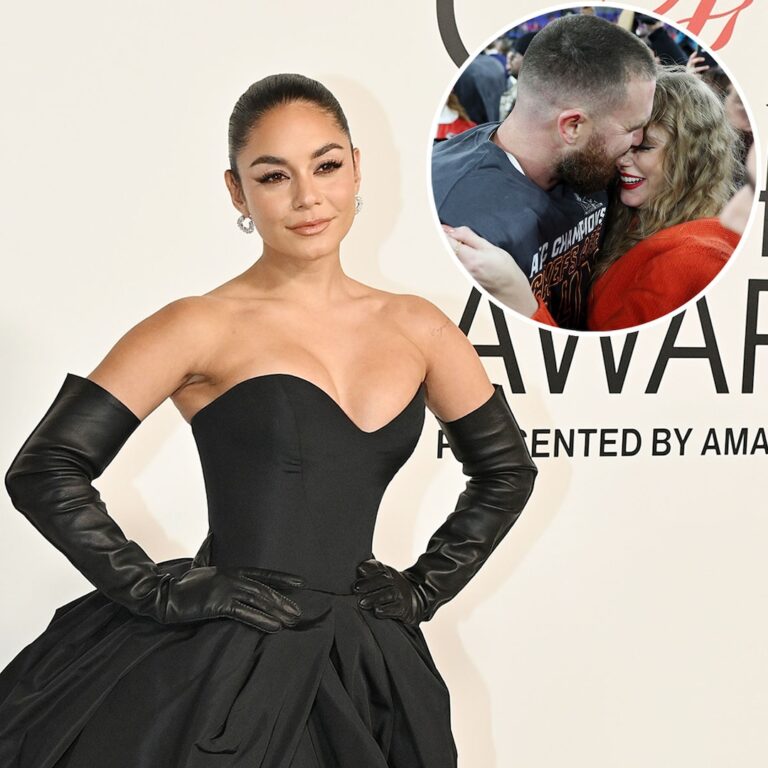 Vanessa Hudgens Reacts to Taylor Swift & Travis Kelce HSM Vibes