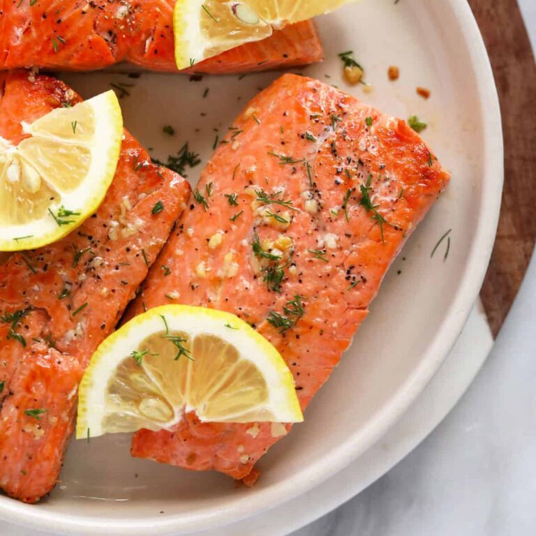 Pan Seared Salmon (with butter & lemon!)