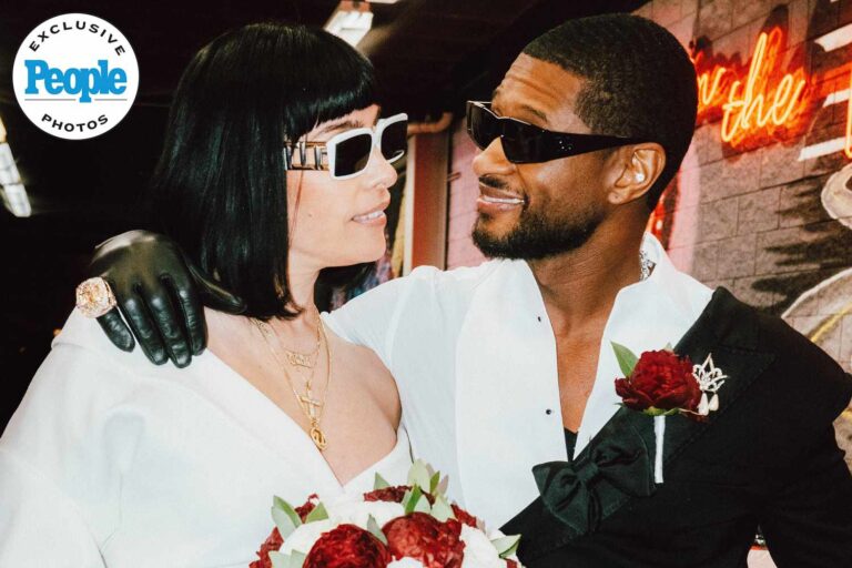 Usher and Jenn Goicoechea: Exclusive Wedding Photos