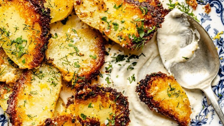 Crispy Parmesan Roasted Potatoes | Ambitious Kitchen