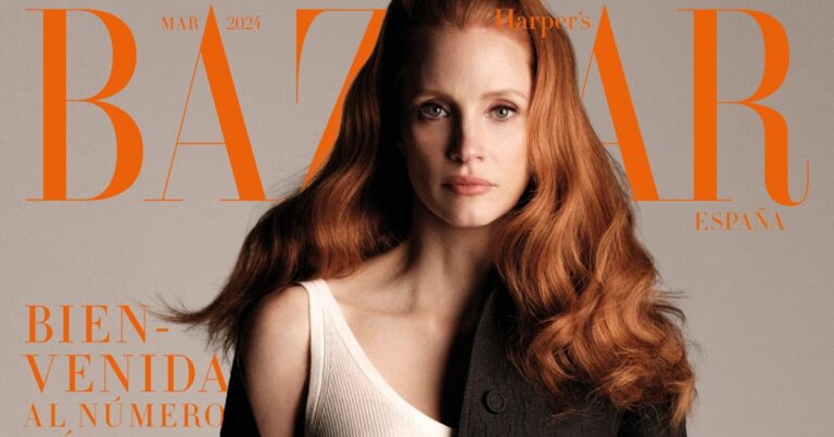 Jessica Chastain Harper’s Bazaar Spain March 2024