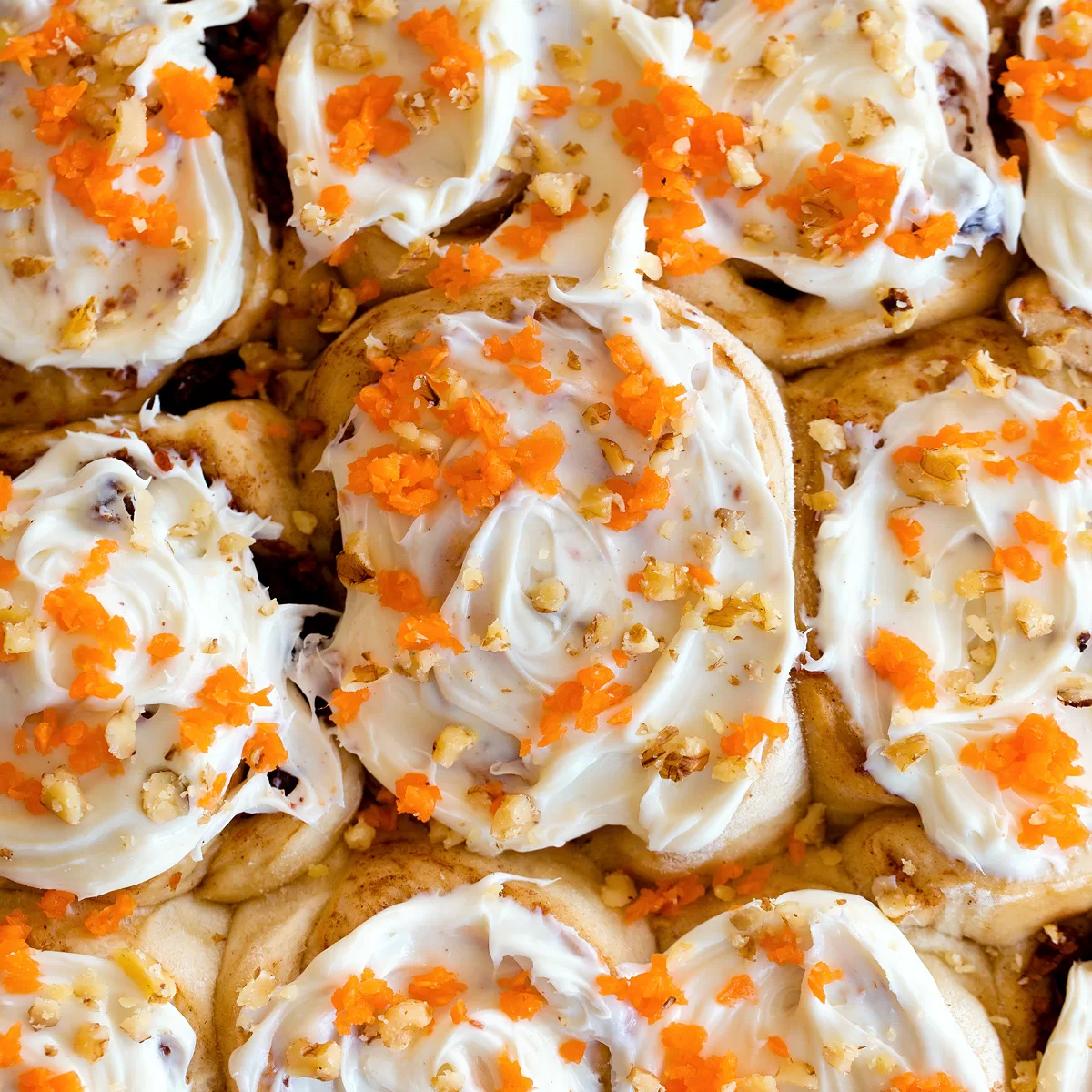 Carrot Cake Cinnamon Rolls – Chocolate Covered Katie